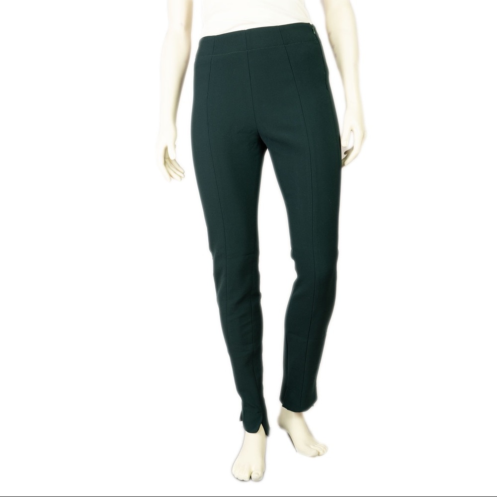 Dondup High-Rise Straight Leg Dress Pants w/ Tags, Green, Size: M | US 8, IT 42